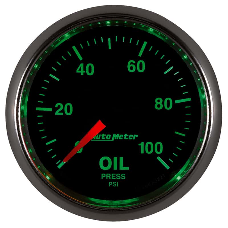 AutoMeter — Autometer GS 52mm 0-100 PSI Mechanical Oil Pressure Gauge
2-1/16" OIL PRESS, 0 - view 10