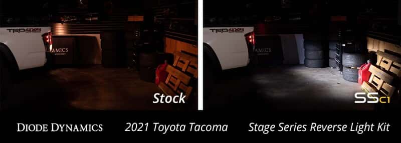 Diode Dynamics — Diode Dynamics 16-21 Toyota Tacoma C2 Pro Stage Series Reverse Light Kit - view 8