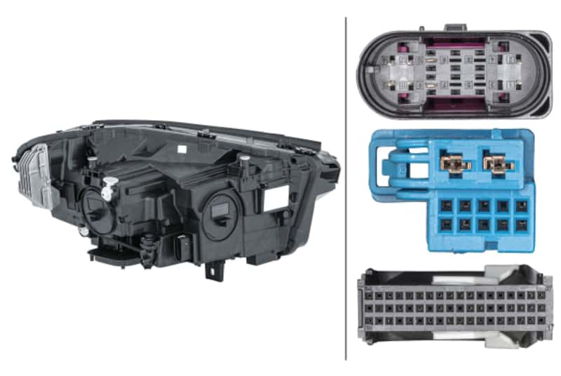 Hella — Hella 21-22 Mercedes-Benz Gla Headlamp Lh Led Dynamic - view 2