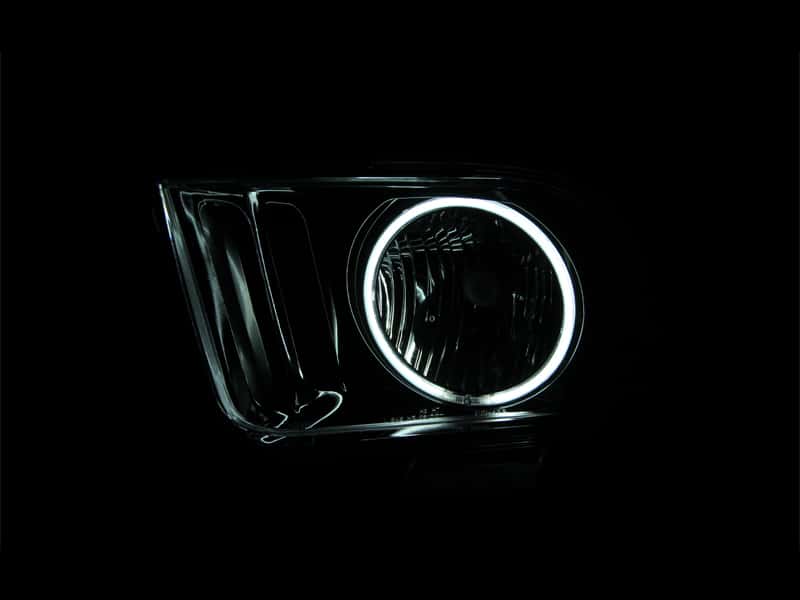 ANZO — ANZO 2005-2009 Ford Mustang Crystal Headlights w/ Halo Black (CCFL)
Head Light Set
HdLtSet - view 15
