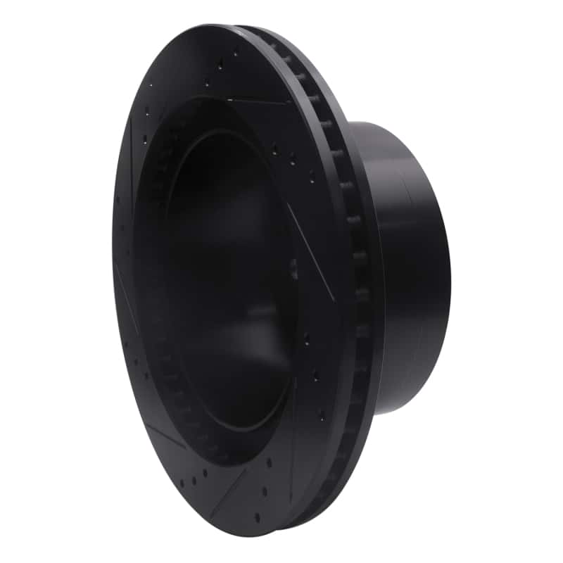 R1 Concepts — R1 03-08 Dodge Ram 3500 Rear Right Drilled & Slotted Black Brake Rotor
R1 Brake Rotor Drill - view 4