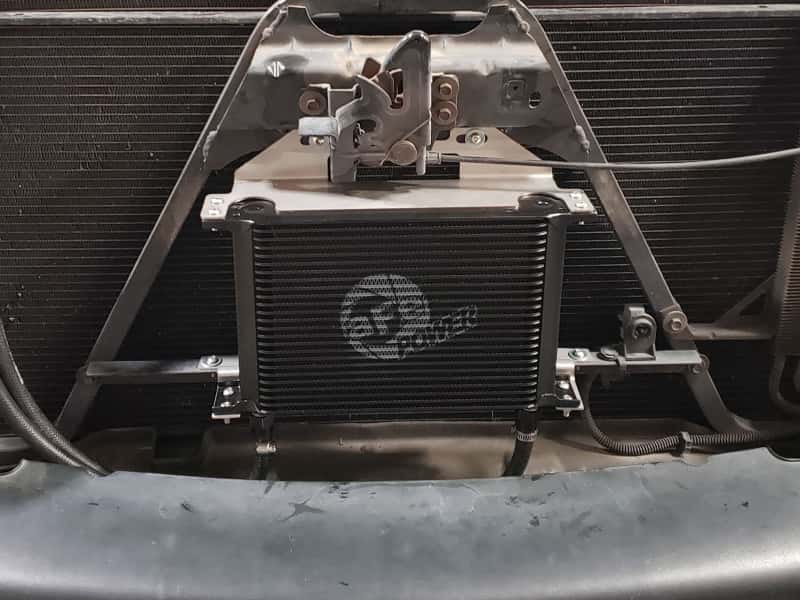 aFe — aFe Bladerunner Auto. Transmission Oil Cooler Kit 99-13 Chevrolet Silverado 1500
Trans Cooler Kit - view 5