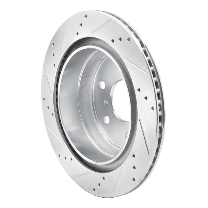 DFC — DFC 07-20 Cadillac Escalade Rear Right Drilled & Slotted Silver Brake Rotor - view 4