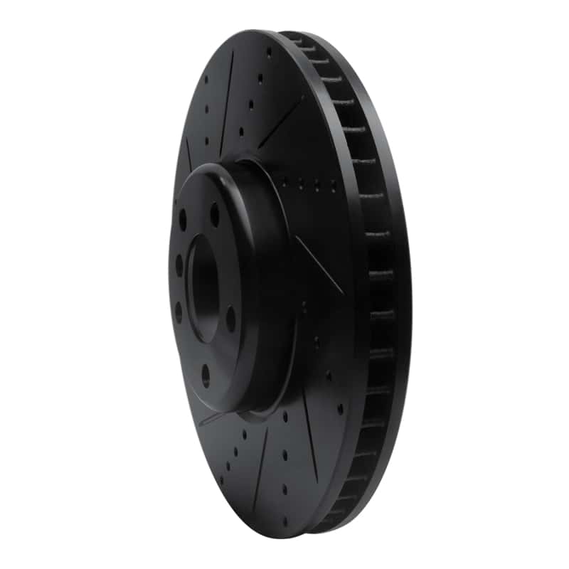 R1 Concepts — R1 10-18 BMW 535I GT Right Front Drilled & Slotted Black Brake Rotor
R1 Brake Rotor Drill - view 2