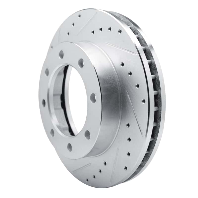 R1 Concepts — R1 77-00 Chevrolet V30 & V3500 Pickup Front Left Drilled & Slotted Silver Brake Rotor
R1 Brake Rotor Drill - view 2