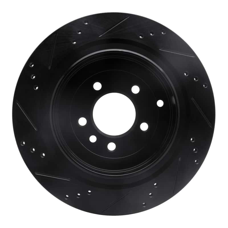 R1 Concepts — R1 05-16 Land Rover Discovery (Latin America) Rear Right Drilled & Slotted Black Brake Rotor
R1 Brake Rotor Drill - view 5