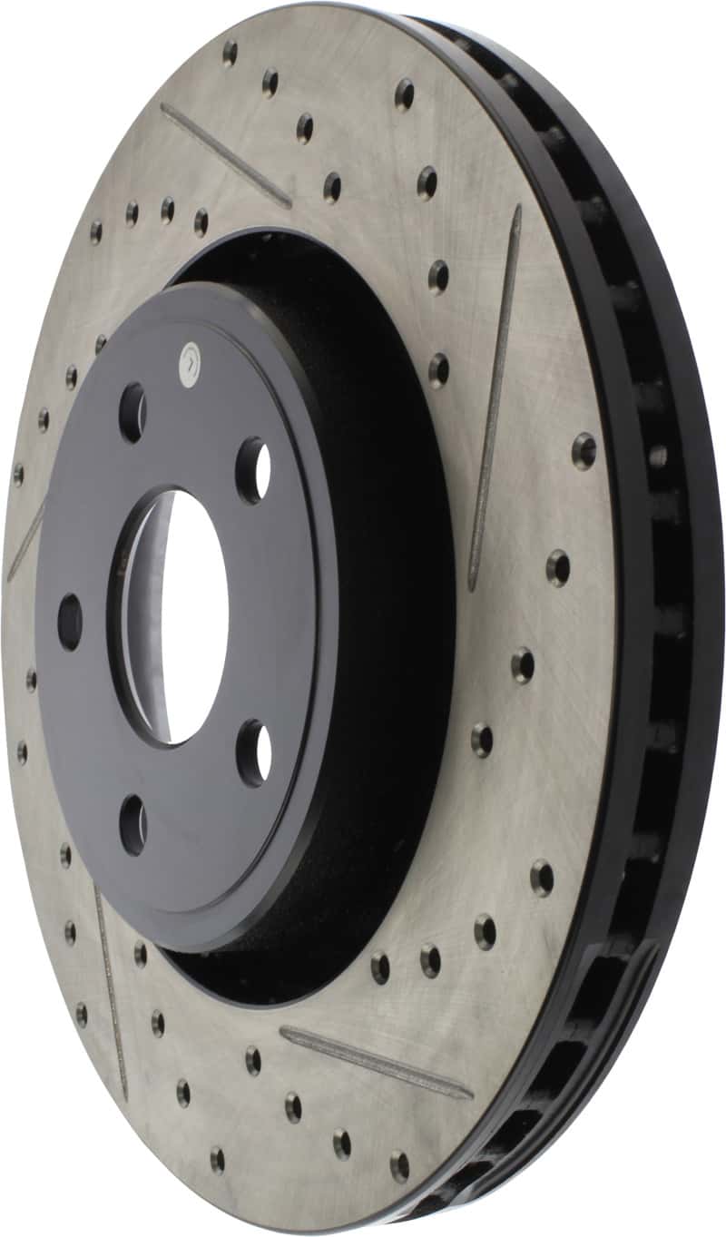Stoptech — StopTech 11-12 Dodge Durango Sport Drilled & Slotted Front Driver-Side Brake Rotor
Slot/Drill Rotor - view 5