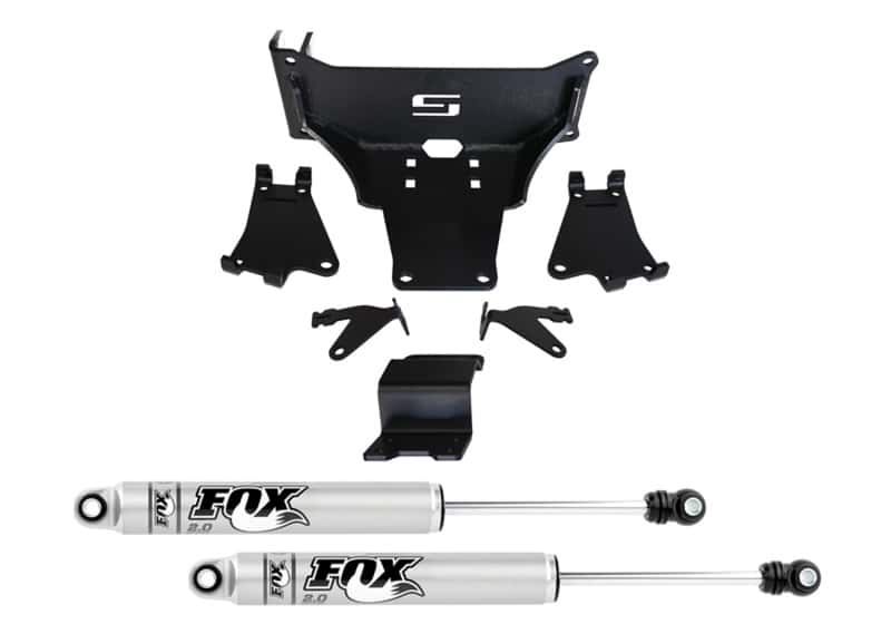 Superlift — Superlift 05-22 F250/350 4WD Dual Steering Stabilizer Kit w/ Fox 2.0 Shocks (No Lift Req) - view 1