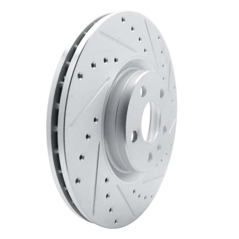 R1 Concepts — R1 17-25 Volvo S90 Front Right Drilled & Slotted Silver Brake Rotor
R1 Brake Rotor Drill - view 2
