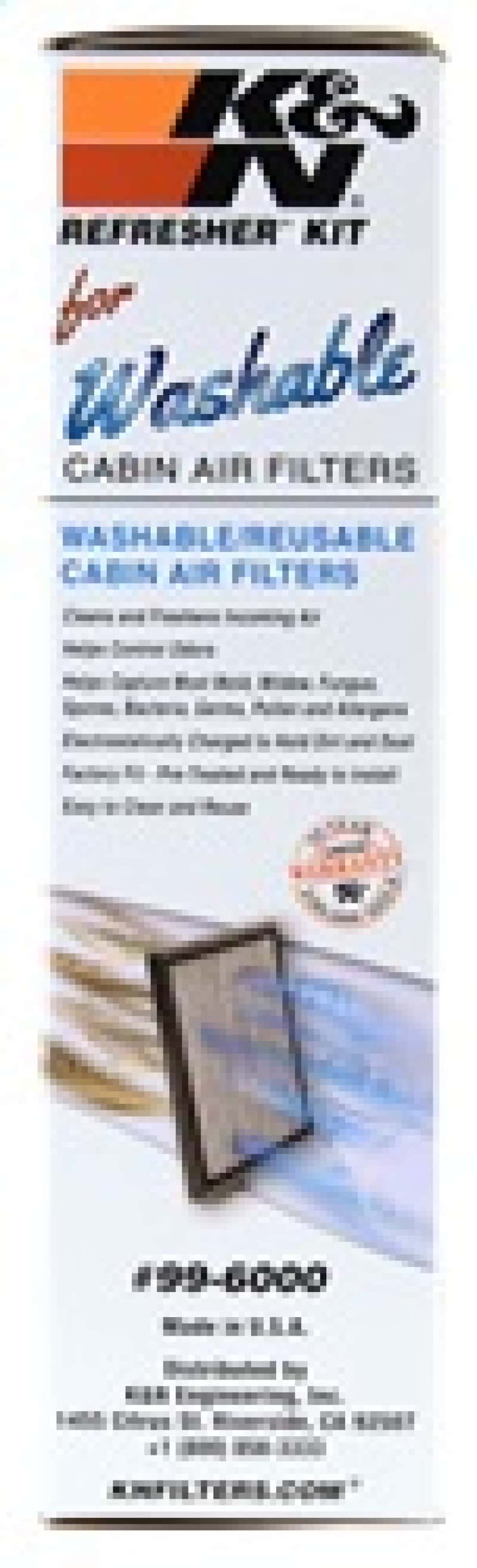 K&N Engineering — K&N Cabin Filter Cleaning Kit
Cabin Filter Cleanin
Cleaner - view 9