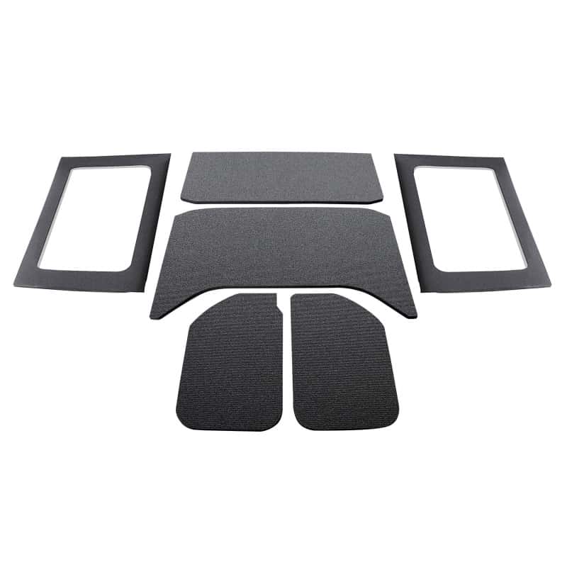 DEI — DEI 11-18 Jeep Wrangler JK 4-Door Boom Mat Complete Headliner Kit - 6 Piece - Black
Sound Dampening Kit - view 2