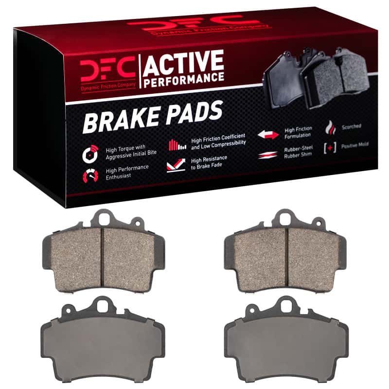 DFC — DFC 97-08 Porsche Cayman Front Active Performance Pads - Low Metallic
DFC Brake Pad Set - view 1