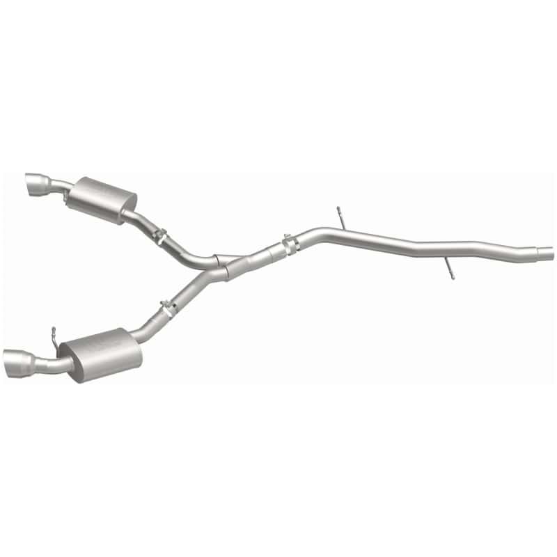 Magnaflow — MagnaFlow 18-19 Audi A5 Dual Exit Polished Stainless CatBack Exhaust - 3in Main Piping Diameter
Cat-Back - view 3