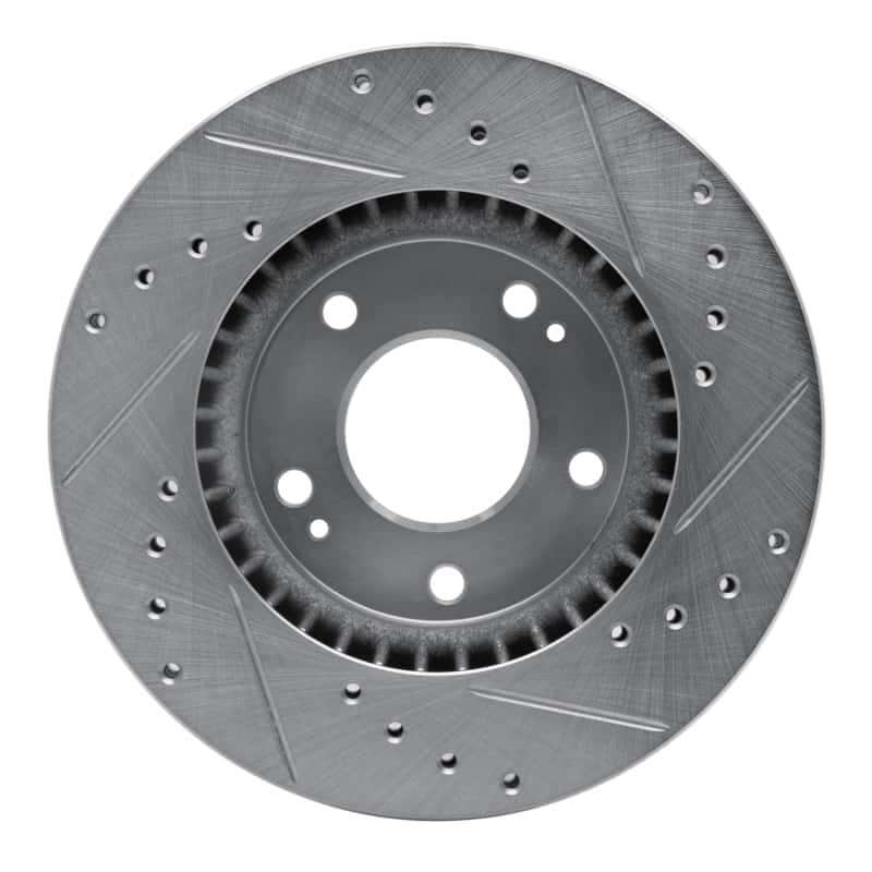 R1 Concepts — R1 07-10 Hyundai Elantra Front Left Drilled & Slotted Silver Brake Rotor
R1 Brake Rotor Drill - view 5