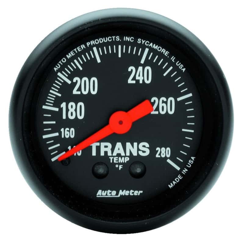 AutoMeter — Autometer Z Series 52mm 140-280 Degrees F Mechanical Transmission Temperature Gauge
GA 2" TRNS 280F M Z - view 1