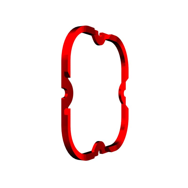 KC HiLiTES — KC HiLiTES FLEX ERA 4 Color Bezel Ring Red (ea) - view 2
