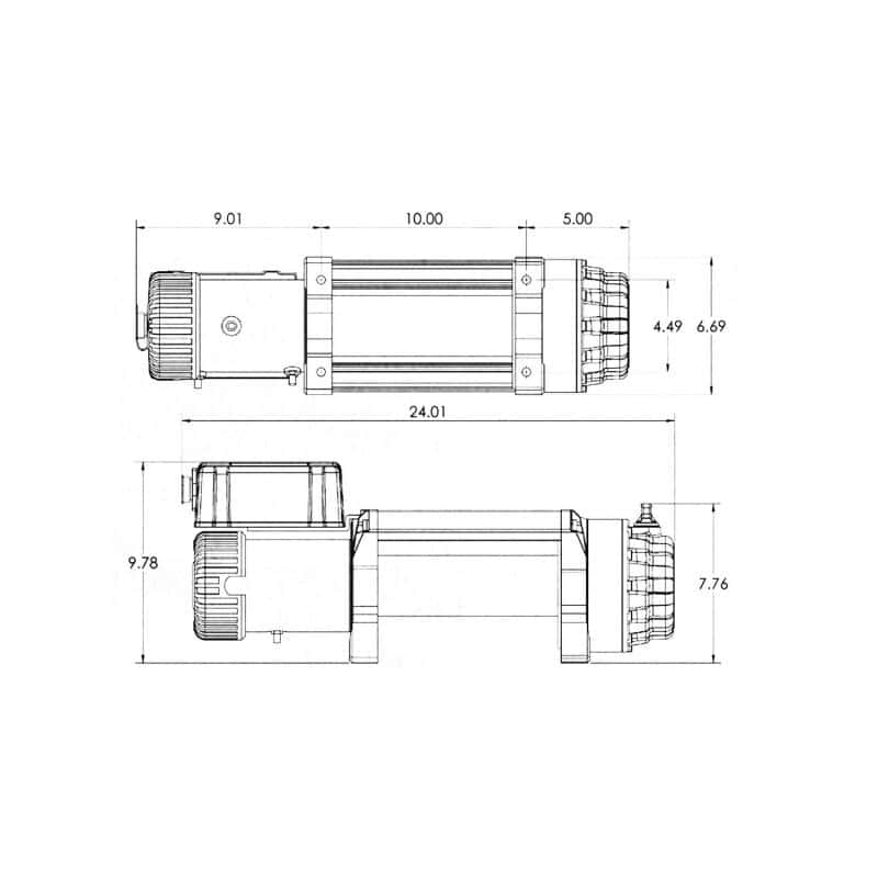 Superwinch — Superwinch 15000 LBS 12V DC 7/16in x 82ft Wire Rope Tiger Shark 11500 Winch - view 14