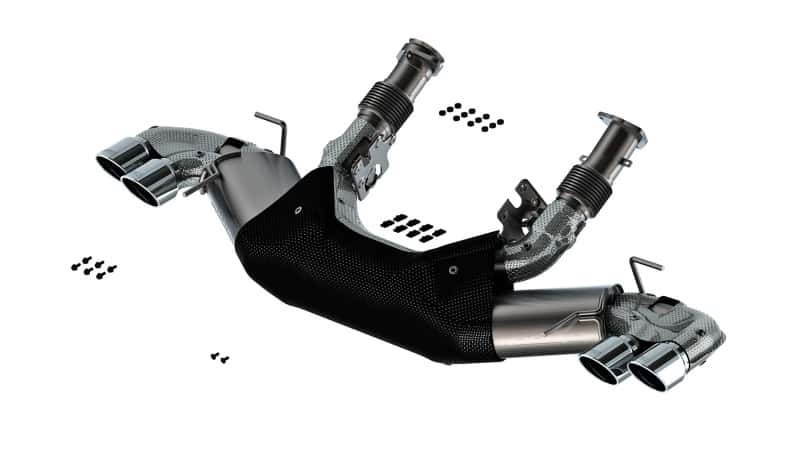 Borla — Borla 20-23 Chevy Corvette 6.2L V8 AT w/o NPP 3in S-Type Catback Exhaust
Cat-Back System - view 1