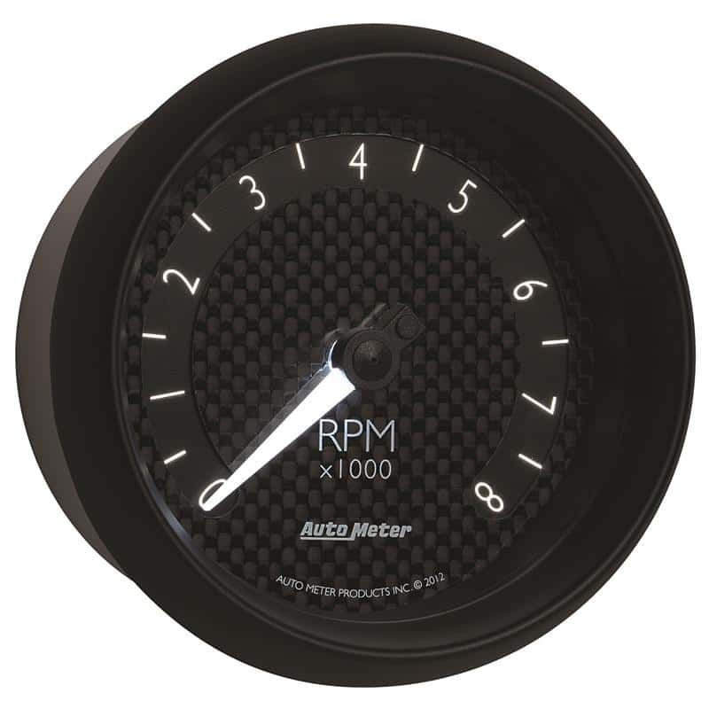 AutoMeter — Autometer GT Series 3-3/8in In Dash 8K RPM Tachometer
3-3/8" TACH, 8,000 R - view 7