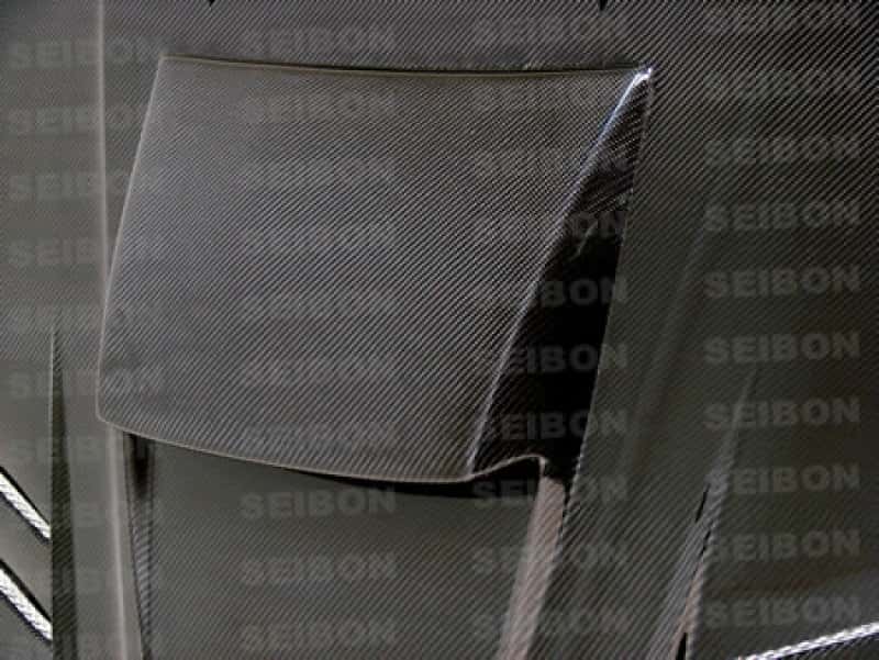 Seibon — Seibon 06-07 Subaru WRX/STi CWII Carbon Fiber Hood - view 9