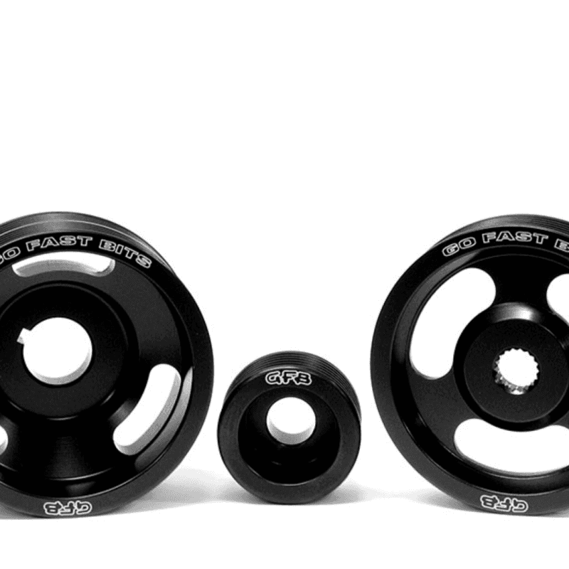 Go Fast Bits — GFB 94-98 Subaru WRX Light-Weight Engine Pulley (Crank/Alternator/Power Steering Pulleys/Belts inc)
Pulley Kit - view 3