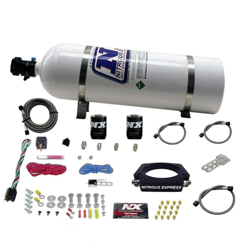 Nitrous Express — Nitrous Express GM LS 90mm Nitrous Plate Kit (50-400HP) w/15lb Bottle
Injection System Kit
N2OSys - view 3