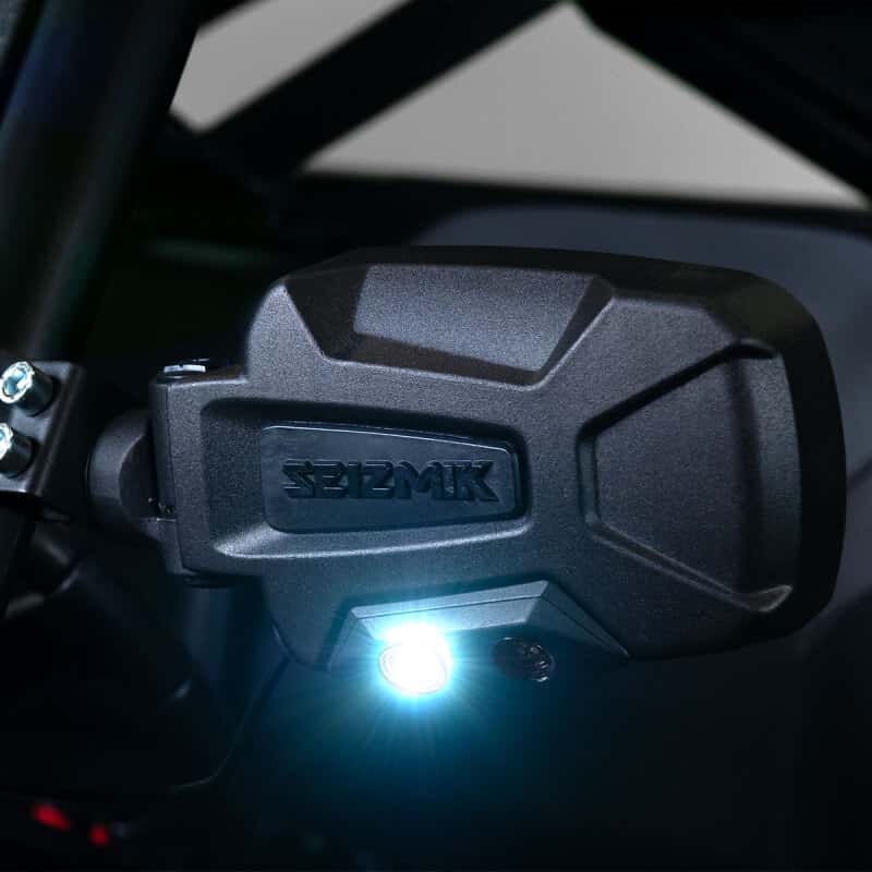 Seizmik — Seizmik 04+ Can/Hon/ Kaw/Pol/Yam Pursuit Night Vision LED Sideview Mirror - 2 in. Clamp Pair - view 4