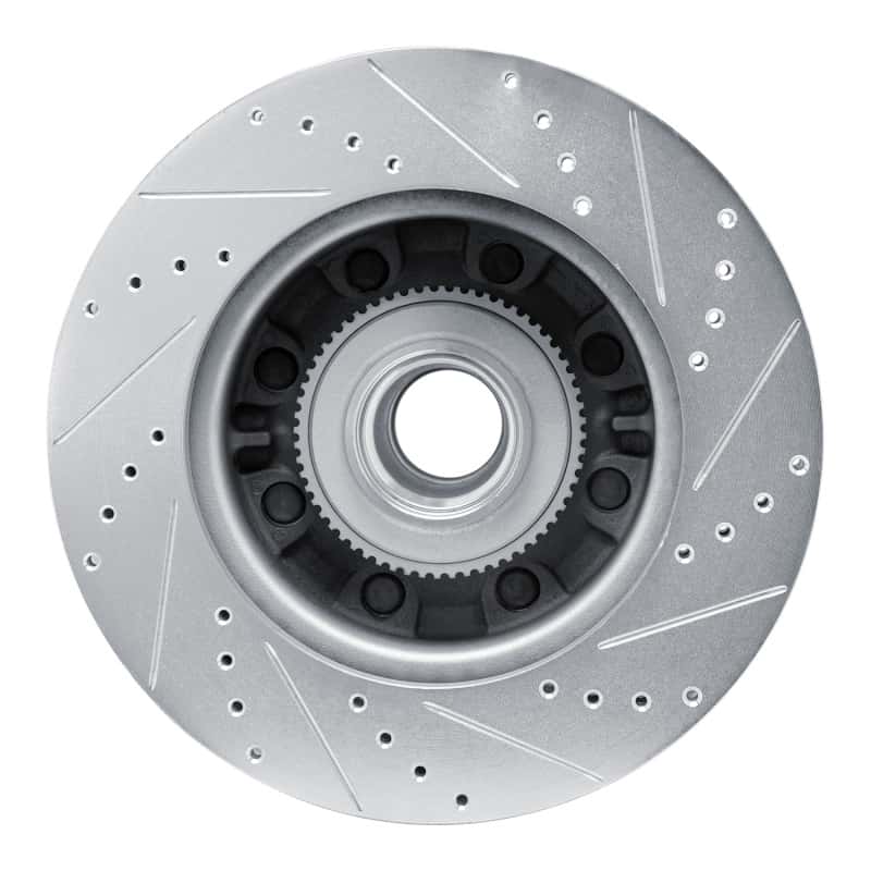 R1 Concepts — R1 08-25 Ford E-150 Front Left Drilled & Slotted Silver Brake Rotor
R1 Brake Rotor Drill - view 5