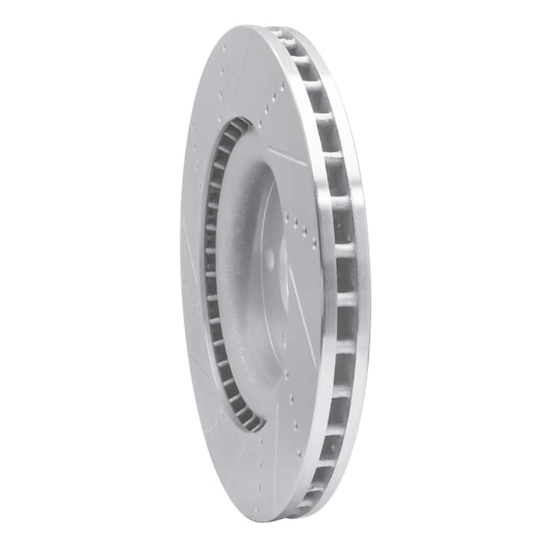 R1 Concepts — R1 2012-2025 Dodge Durango Front Right Drilled & Slotted Silver Brake Rotor
R1 Brake Rotor Drill - view 4