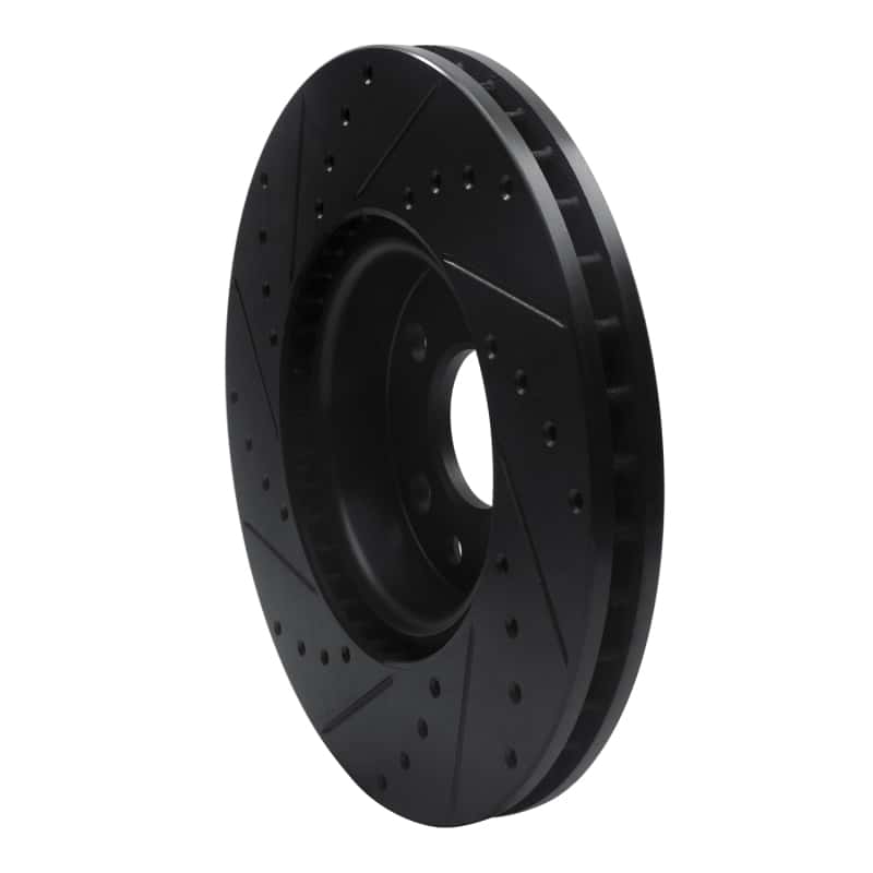R1 Concepts — R1 07-18 Land Rover Range Rover Evoque Front Right Drilled & Slotted Black Brake Rotor
R1 Brake Rotor Drill - view 4