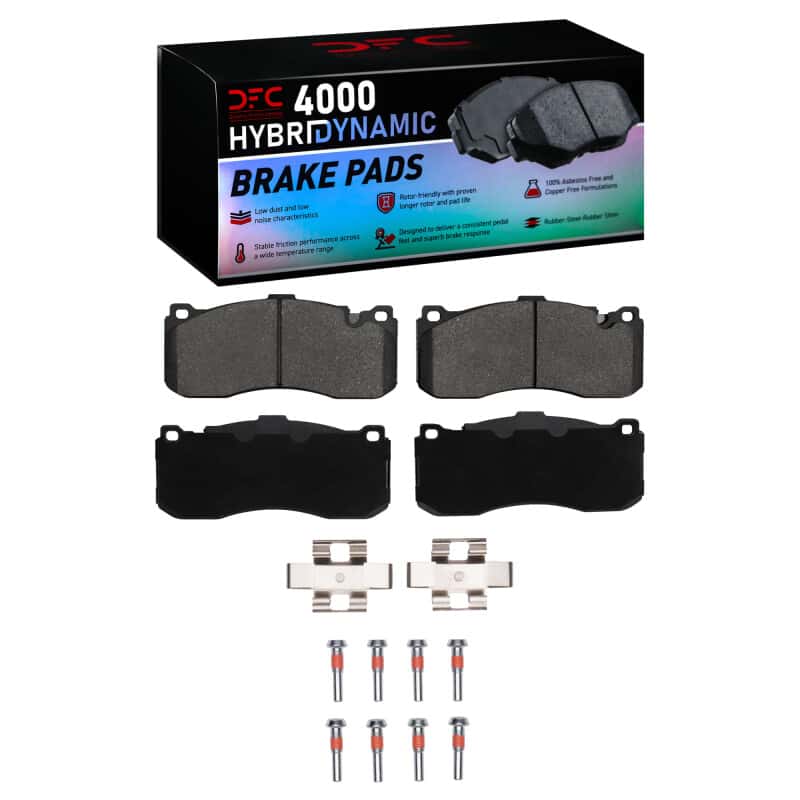 DFC — DFC 06-13 BMW 135I Front 4000 HybriDynamic Brake Pads and Hardware Kit
DFC Brake Pad Set - view 1