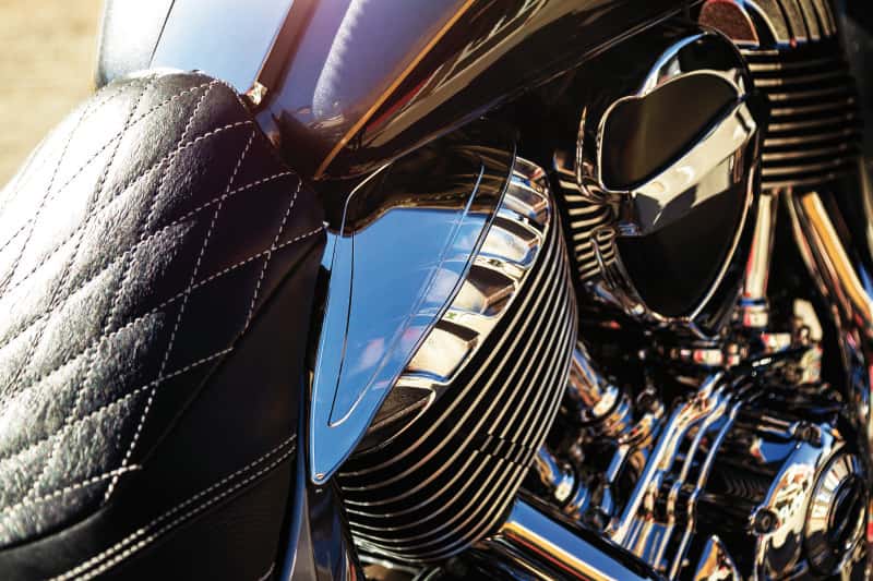 Kuryakyn — Kuryakyn Saddle Shields Heat Deflectors 14-Up Indian Models(excluding Scout) Smoke - view 2