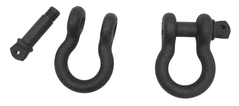 Fishbone Offroad — Fishbone Offroad D Ring 3/4In Gloss - Black 2 Piece Set - view 4