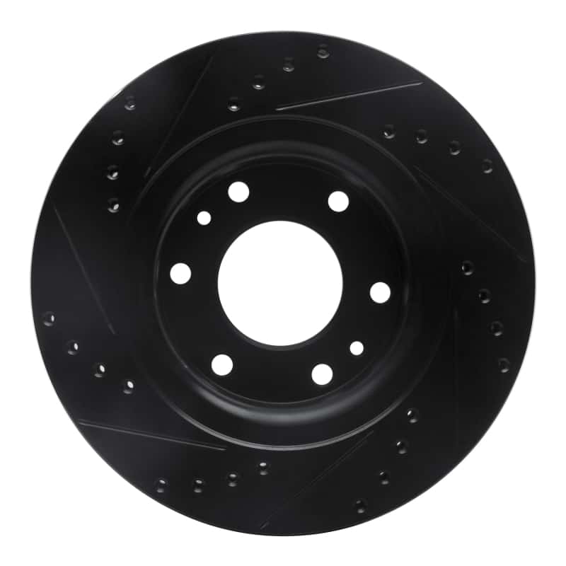 R1 Concepts — R1 06-09 Buick Rainier Front Right Drilled & Slotted Black Brake Rotor
R1 Brake Rotor Drill - view 5