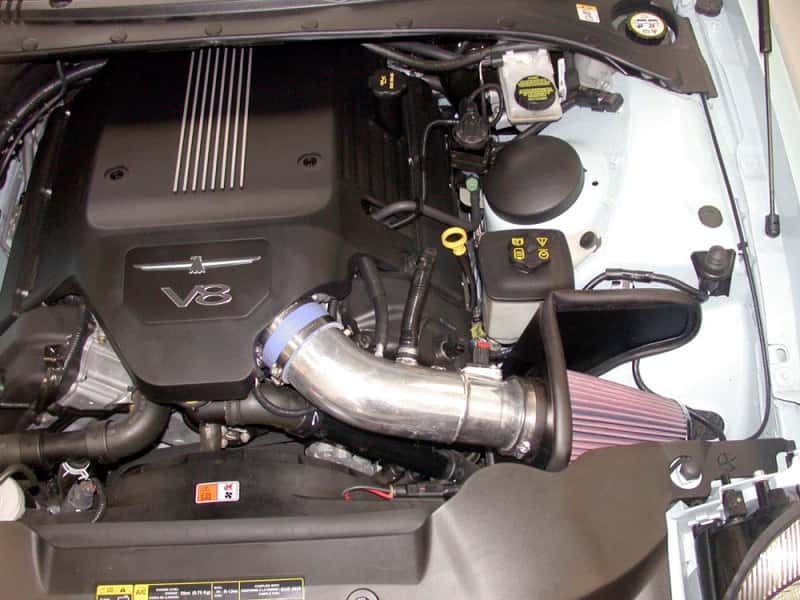K&N Engineering — K&N Performance Intake Kit TYPHOON; FORD T-BIRD, 3.9L (CA), 03-04; POLISH
Performance Air Inta
Air Intake System - view 3