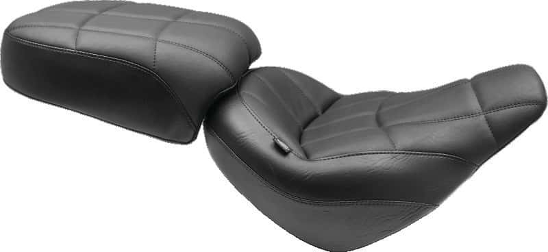 Mustang Motorcycle — Mustang 17-21 Honda Rebel 300, 500 Tripper Passenger Seat - Black - view 2