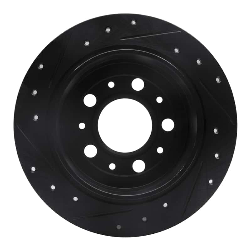 R1 Concepts — R1 95-97 Volvo 960 Rear Right Drilled & Slotted Black Brake Rotor
R1 Brake Rotor Drill - view 5