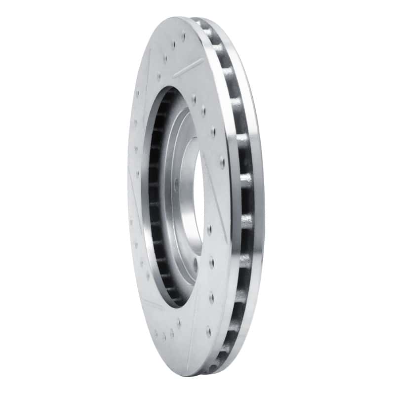 R1 Concepts — R1 92-98 Hyundai TIBURON Front Right Drilled & Slotted Silver Brake Rotor
R1 Brake Rotor Drill - view 4
