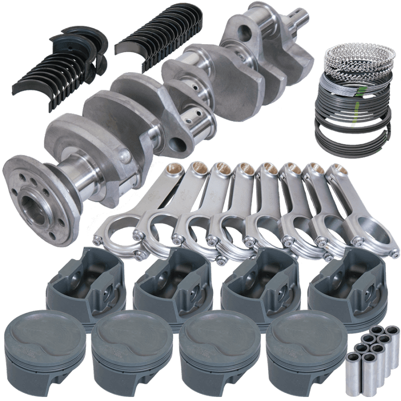 Eagle — Eagle Chevy 350 3.750in Crank 5.700in H-Beam -16cc Inv Dome 4.030in Pistons Rotating Assembly
Competition Assembly - view 1
