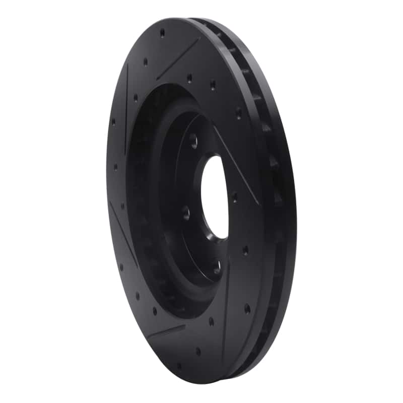 R1 Concepts — R1 07-25 Chrysler 200 Front Right Drilled & Slotted Black Brake Rotor
R1 Brake Rotor Drill - view 4