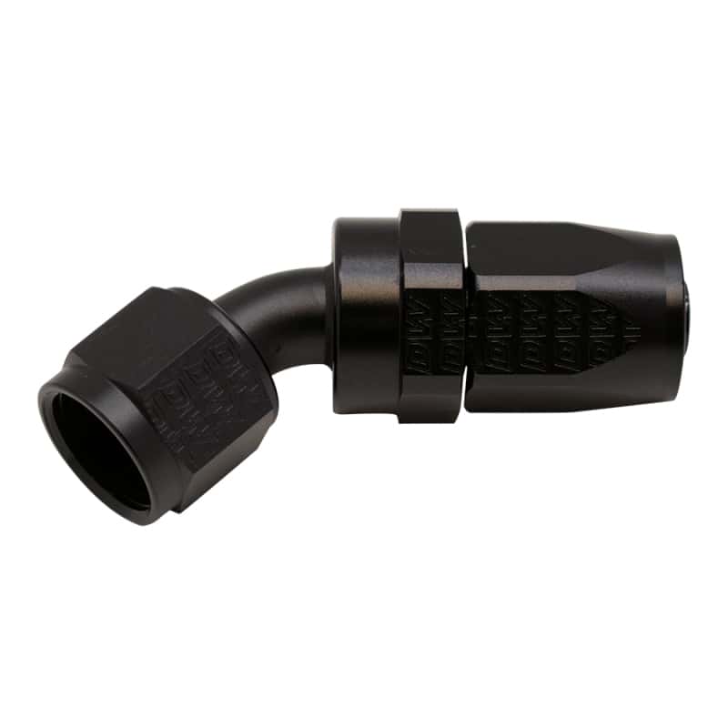 DeatschWerks — DeatschWerks 8AN Female Swivel 45-Degree Hose End CPE - Anodized Matte Black
Lines & Fittings - view 1