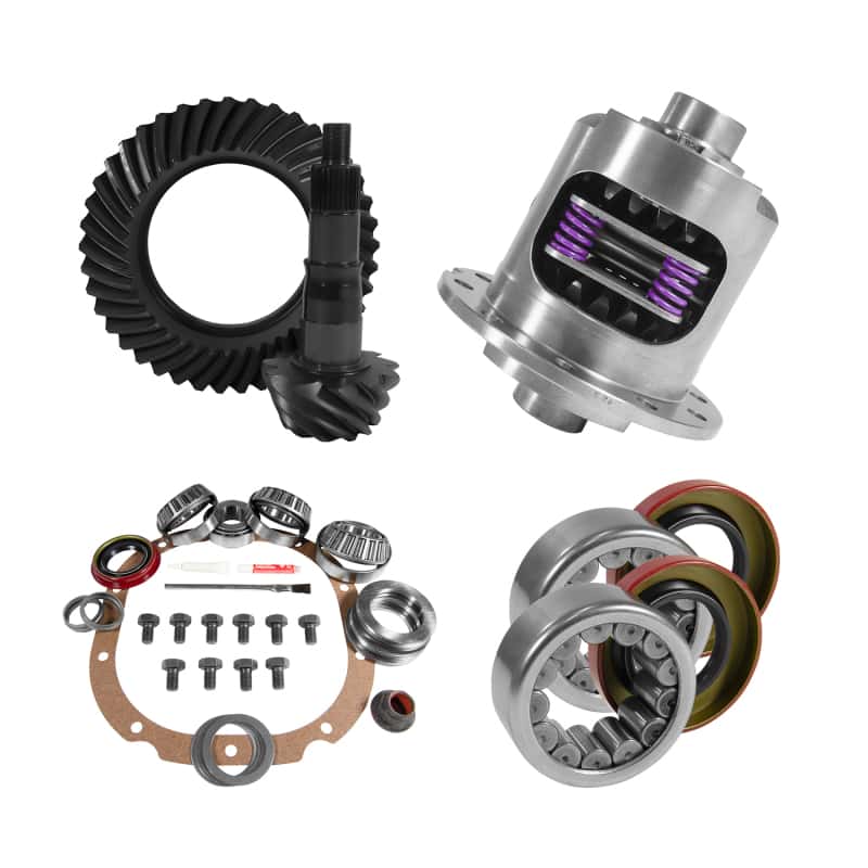 Yukon Gear & Axle — Yukon 8.8in Ford 3.73 Rear Ring & Pinion Install Kit 31 Spline Positraction 2.99in Axle Bearings
Gear & Install Pkg
Gear/Install Pkg - view 1