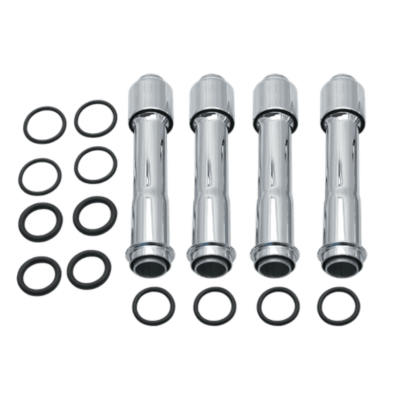 S&S Cycle — S&S Cycle 2017+ M8 Models Pushrod Cover Kit - Chrome - view 2