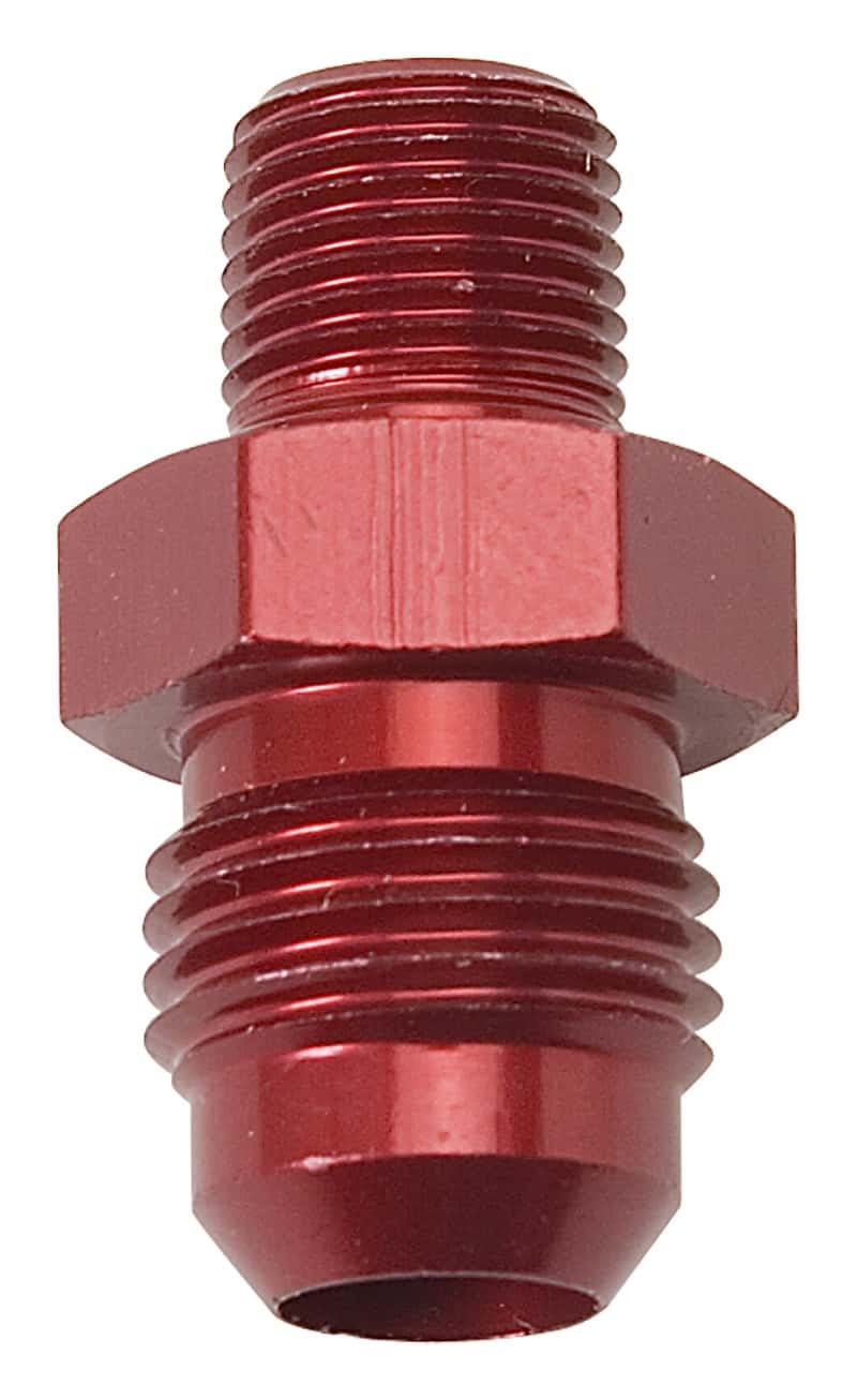 Russell — Russell Performance -6 AN MALE X 1/8in NPT MALE (Red)
Adapter Fitting - view 1