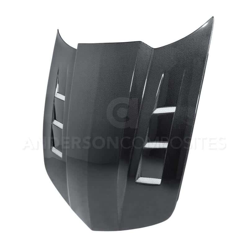 Anderson Composites — Anderson Composites 10-11 Chevy Camaro TS-style Carbon Fiber Hood - view 3