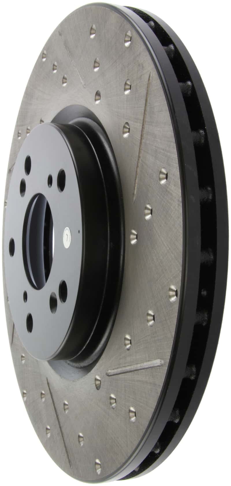 Stoptech — StopTech 04-08 Accura TL (Brembo Caliber) SportStop Slotted & Drilled Left Front Rotor
StopTech 04-08 Acura TL (Brembo Caliber) SportStop Slotted & Drilled Left Front Rotor
Slot/Drill Rotor - view 4