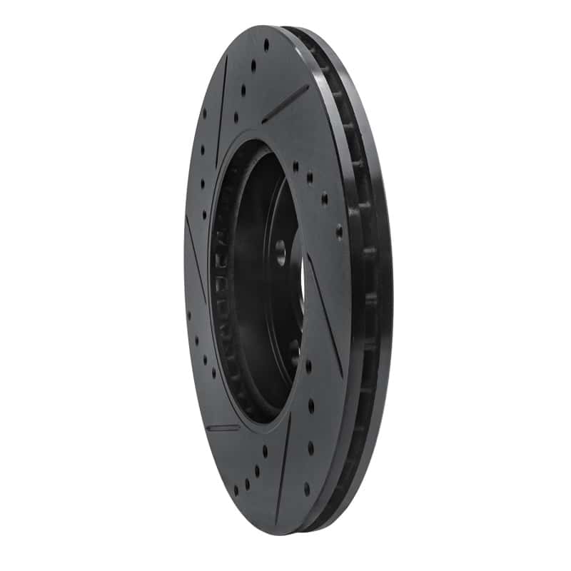 R1 Concepts — R1 14-21 Mini Cooper Clubman Front Right Drilled & Slotted Black Brake Rotor
R1 Brake Rotor Drill - view 4