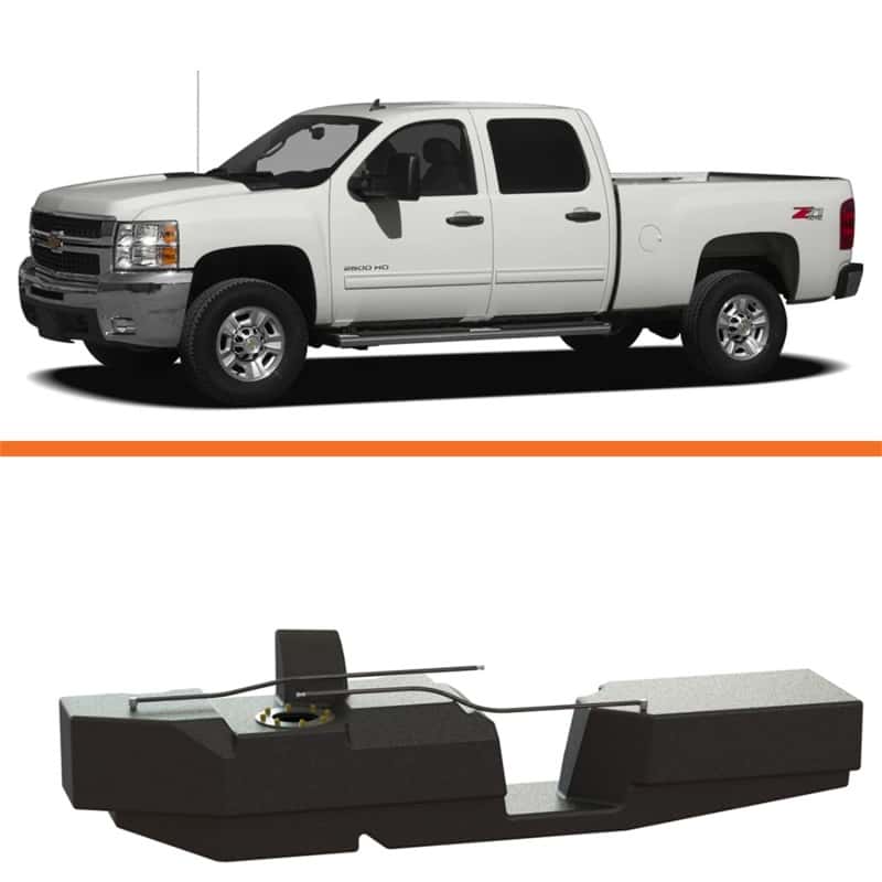 Titan Fuel Tanks — Titan Fuel Tanks 01-10 GM 2500/3500 Duramax Crew Cab Short Bed 52 Gallon XXL Mid-Ship Fuel Tank
Fuel Tank - view 6