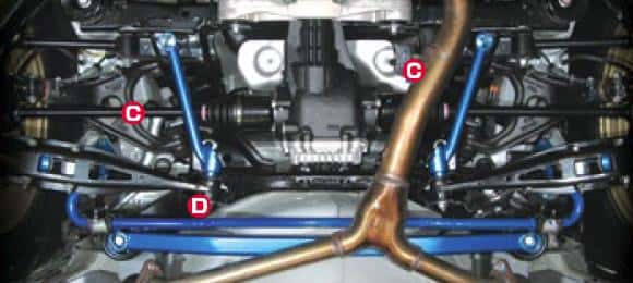 Cusco — Cusco Power Brace Rear MEMBER Side GRB GH8 GVB SH5 BR9 BM9 - view 1