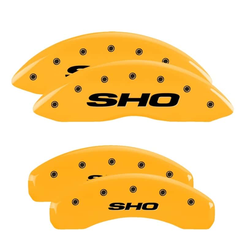 MGP — MGP 4 Caliper Covers Engraved Front & Rear SHO Yellow finish black ch
Caliper Covers - view 1